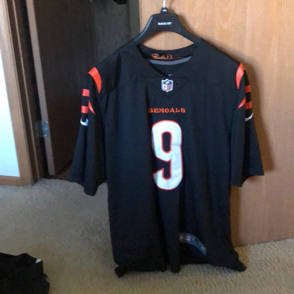 Joe Burrow Black Bengals Jersey